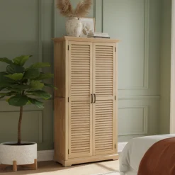 Armoire à 2 portes bois massif en manguier – Paran