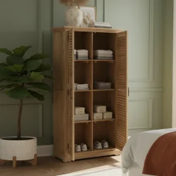 Armoire à 2 portes bois massif en manguier – Paran