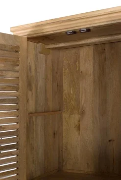 Armoire 4 portes bois massif en manguier – Paran