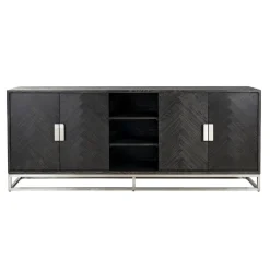 Bahut Blackbone silver 4-portes + espace ouvert