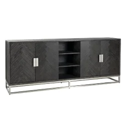 Bahut Blackbone silver 4-portes + espace ouvert