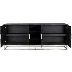 Bahut Blackbone silver 4-portes + espace ouvert