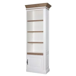 Bibliothèque avec porte - tourne à droite "Chêne et Pin Romance"