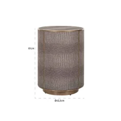 Bijzettafel Classio 45,5Ø (brossé or)