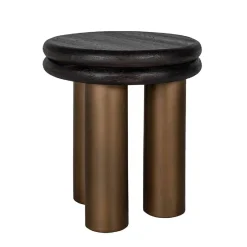 Bijzettafel Macaron (noir rustic)