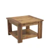 Bout de canapé bois strié | Acacia Verone