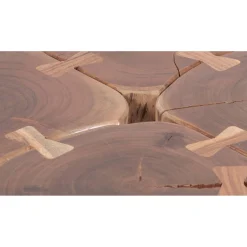 Bout de canapé tronc rond | Acacia Kaska
