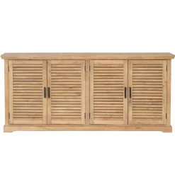 Buffet à 4 portes bois massif en manguier – Paran