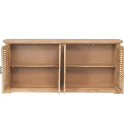 Buffet à 4 portes bois massif en manguier – Paran