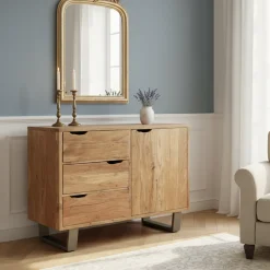 Buffet 1 porte 3 tiroirs | Acacia Forest