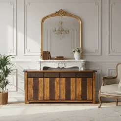 Buffet 4 Portes 4 Tiroirs | Acacia Moon