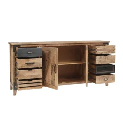 Buffet 2 portes 8 tiroirs | Manguier Farm II