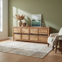 Buffet 3 Portes 3 Tiroirs Grand Modèle | Acacia Tatoo
