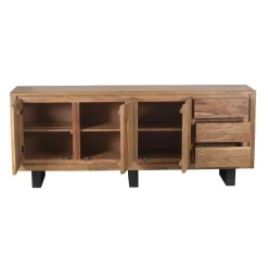 Buffet bas 3 portes 3 tiroirs | Acacia Bunting