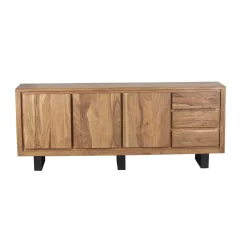 Buffet bas 3 portes 3 tiroirs | Acacia Bunting