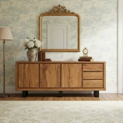 Buffet bas 3 portes 3 tiroirs | Acacia Bunting