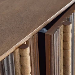 Buffet bas 3 portes multi teintes | Manguier Ramon
