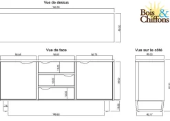 Buffet en bois | Acacia Forest