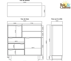 Buffet haut bois | Acacia Forest