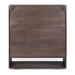 Buffet haut design 4P bois bicolore | Manguier Kabir