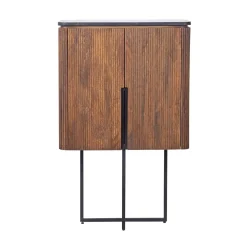 Buffet Haut 2P plateau marbre noir | Manguier Kfir