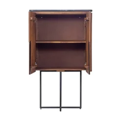 Buffet Haut 2P plateau marbre noir | Manguier Kfir