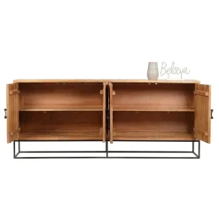 Buffet sculpté 4 porte Manguier | Solaris II
