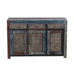 Buffet sculpté multicolore | Manguier Pushkar