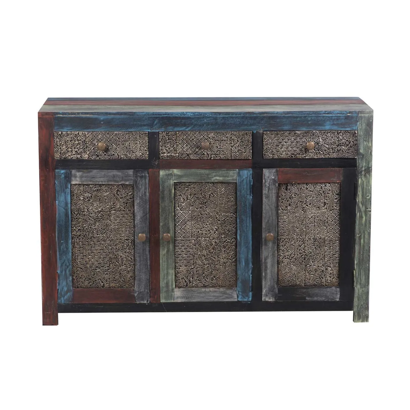 Buffet sculpté multicolore | Manguier Pushkar