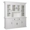 Buffet Vaisselier deux corps vitré 2x4 portes 2 tiroirs "Romance"