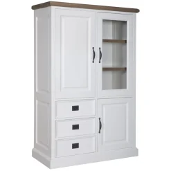 Cabinet 3 portes 3 tiroirs "Chêne et Pin Charme"