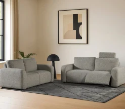 Canapé 3 places, 2 relax électriques | Brussels