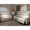 Canapé 3 places, 2 relax manuels Jerez Gris beige