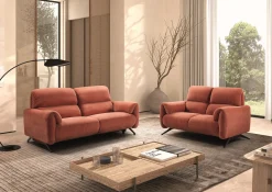 Canapé 3 places avec 2 relax | Melbourne Terracotta