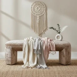 Canapé Fargo taupe chenille (Bergen 104 taupe chenille)