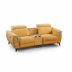 Canapé home cinema 2 places relax avec accoudoir central Mina