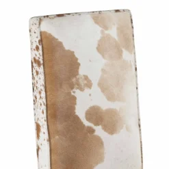 Chaise à haut dossier en peau de vache | Acacia Savage