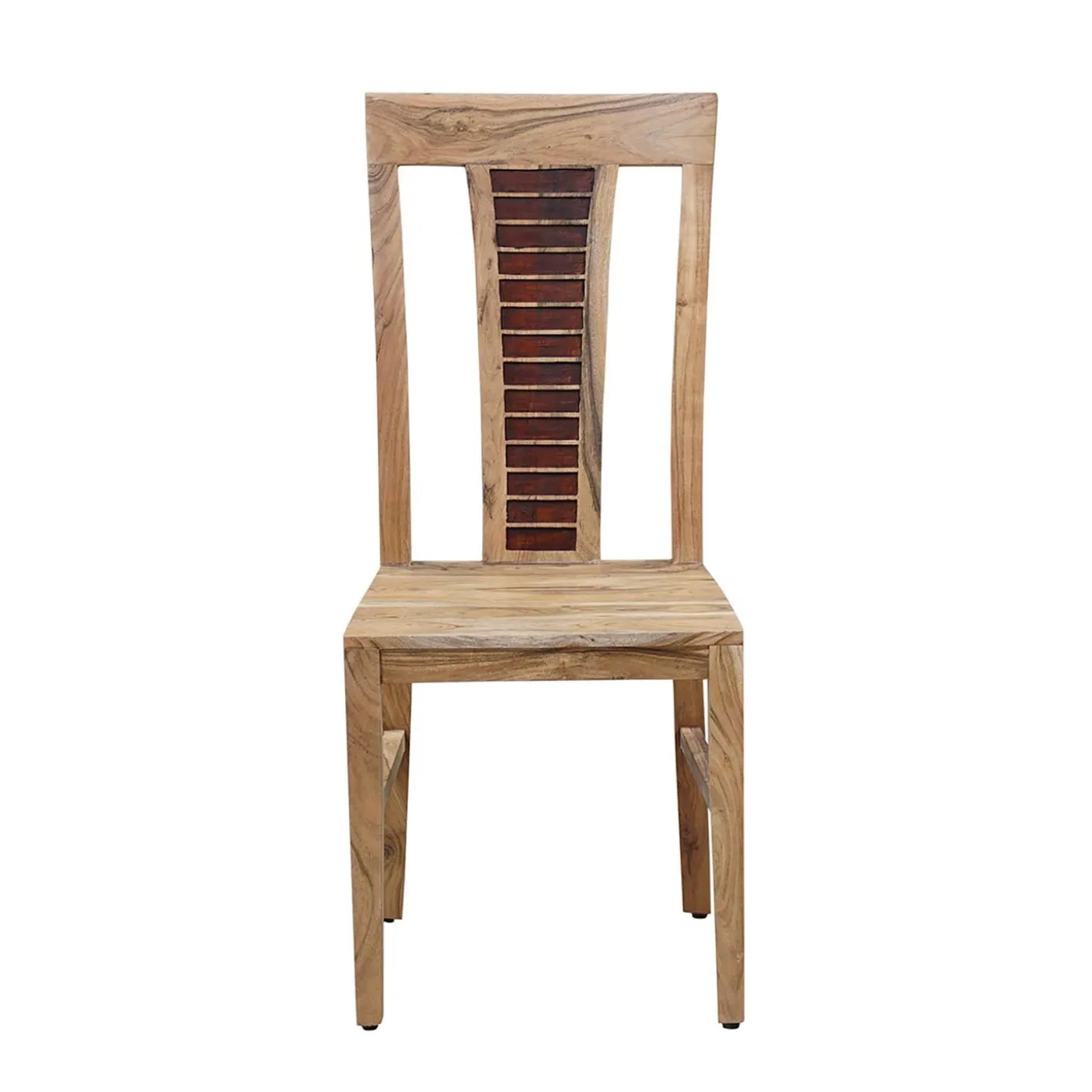 Chaise bois bicolore "Acacia Luxor"