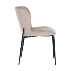 Chaise Darby Khaki / noir fire retardant (FR-Quartz 903 Khaki)