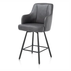 Chaise de bar anthracite | Eran