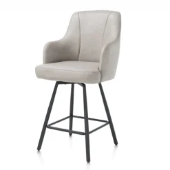 Chaise de bar gris clair | Eran