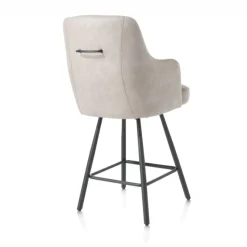 Chaise de bar gris clair | Eran