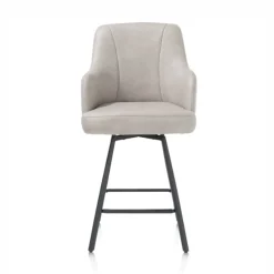 Chaise de bar gris clair | Eran