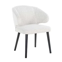 Chaise Indigo blanc Bouclé (Copenhagen 900 Bouclé blanc)
