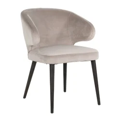 Chaise Indigo Khaki velvet