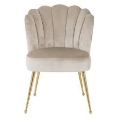 Chaise Pippa Khaki velvet/ gold