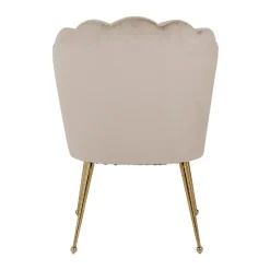Chaise Pippa Khaki velvet/ gold
