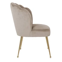 Chaise Pippa Khaki velvet/ gold