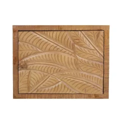 Chevet gauche sculpté en bois massif manguier - Floria