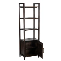 Colonne de rangement noyer fonce | Acacia Aleuts